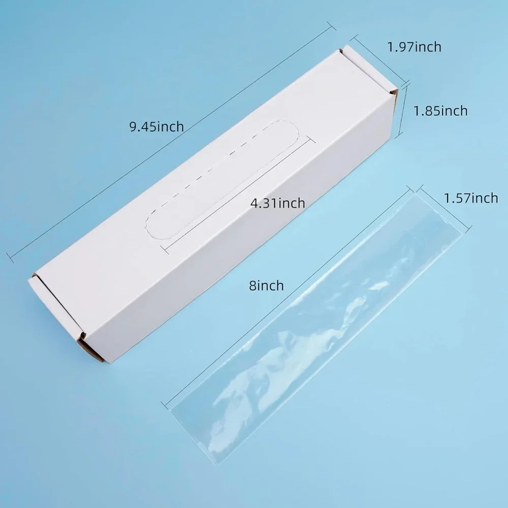 2000pcs Disposable Dental Material Poly Pastic For X-Ray Sensor Protective Film Cover