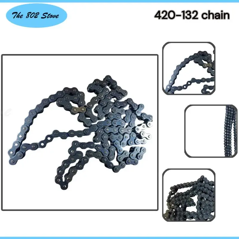 

chain Motorcycle 420 heavy-duty transmission chain 132 chain motorcycle all terrain vehicle off-road kart accessories