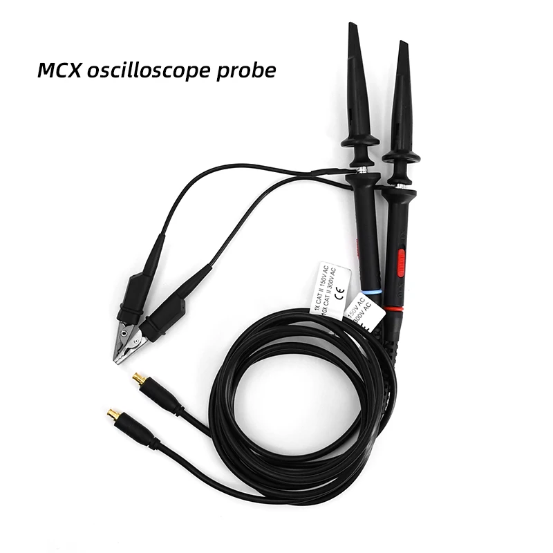 BNC Oscilloscope Probe Scope 100M Bandwidth Analyzer Alligator Clip Probe Multimeter Test Leads Electronic Oscilloscope Probe