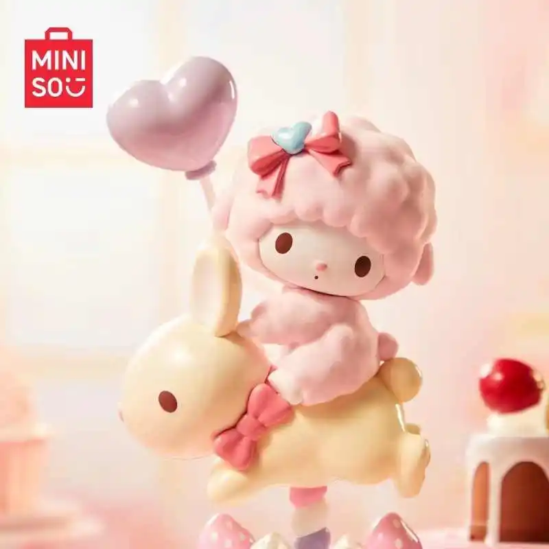 Miniso Cute Sanrio Sweet Party Kawaii Sweet Piano Melody Collect Dolls Pvc Model Tabletop Decoration Girls Xmas/Birthday Gifts