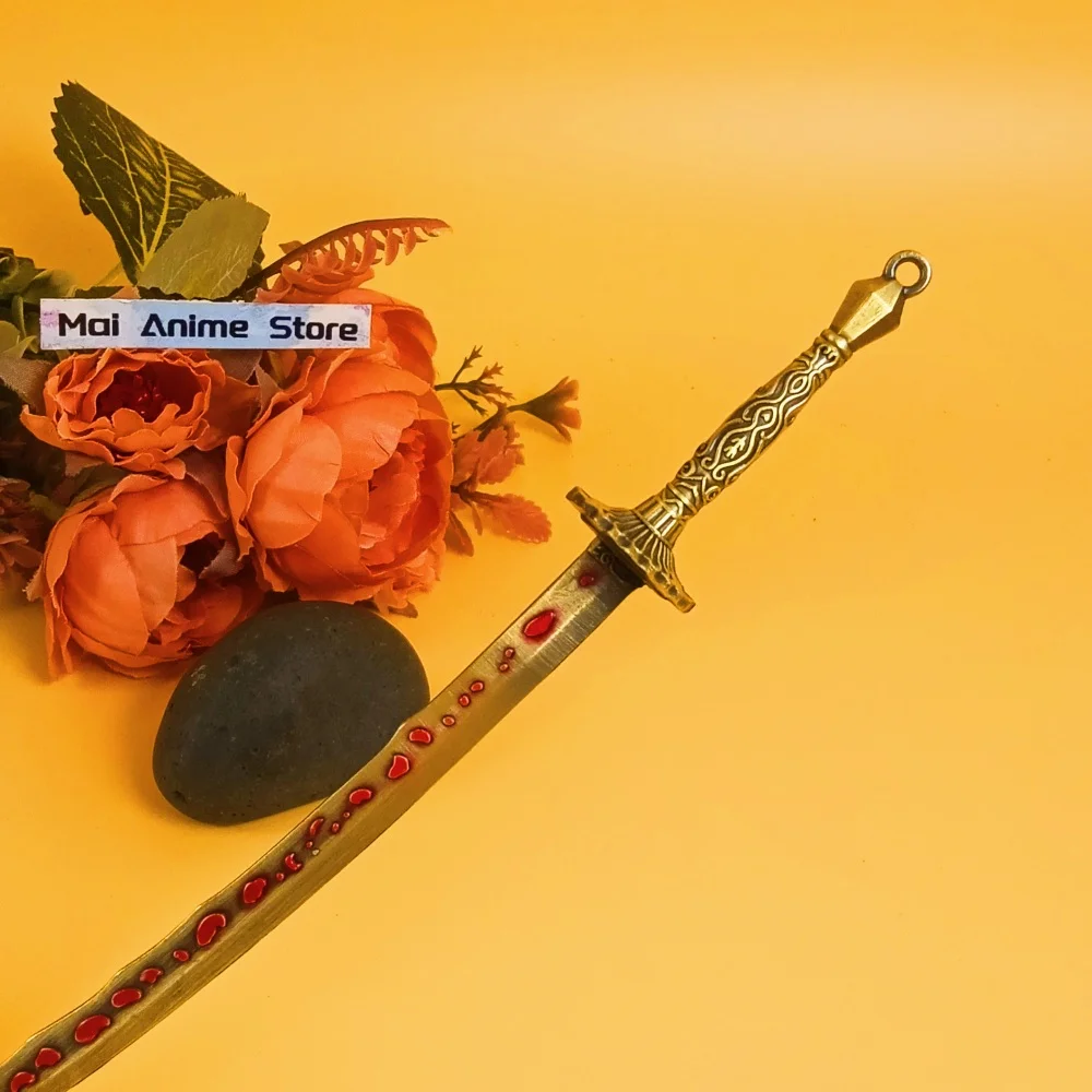 10 بوصة أنيمي Elden كاتانا النيزك خام شفرة السيف الأصلي صابر النينجا سكين معدني ستيك حجم اليابانية كاتانا لعبة غير حادة هدية #5