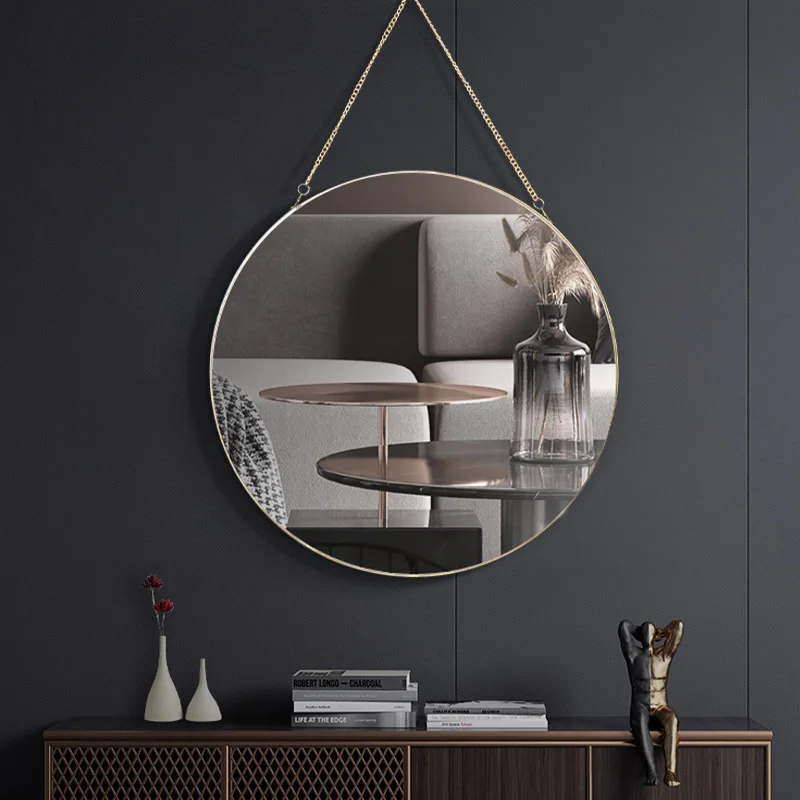 

Decorative mirror, wall decoration, bathroom, simple single-sided hanging mirror, bedroom, beauty salon, decorative wall hanging