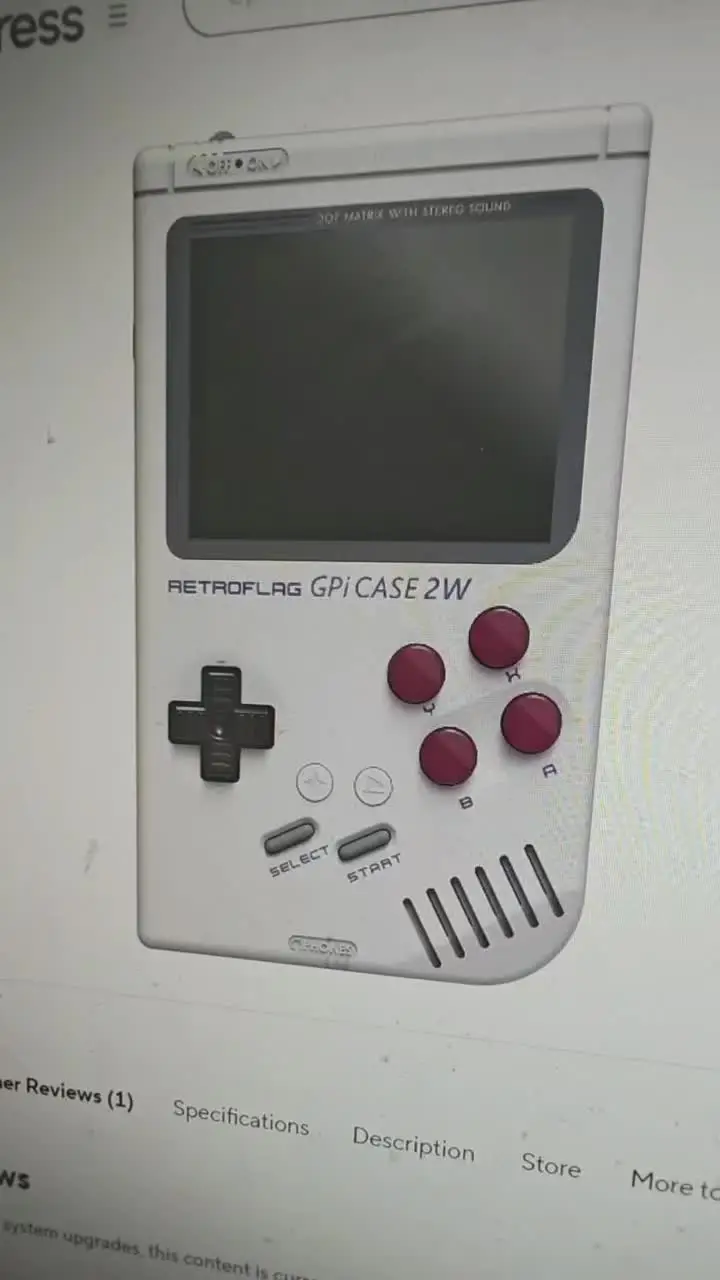 Retroflag GPi CASE 2W for Raspberry Pi Zero, Zero W, Zero 2W with