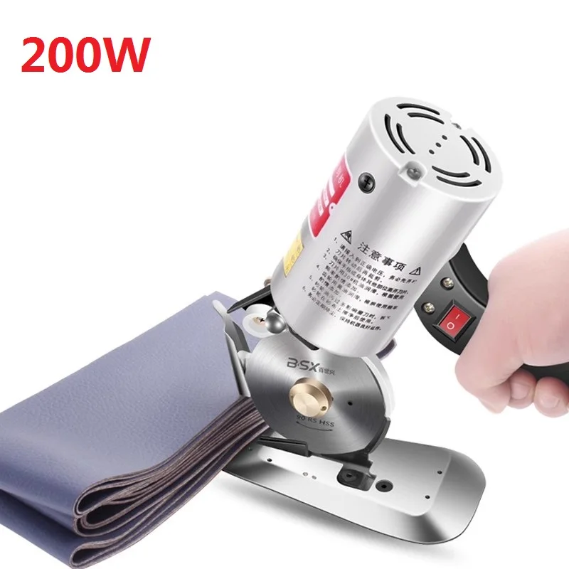 Electric Cutting Machine Clothing Cloth Cutting Machine Leather Handheld Cloth Cutting Machine Round Knife Cutter