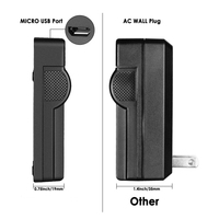 EN-EL12 USB-C Charger for Nikon Coolpix AW130, AW100, AW120, AW110, S6200, S6300, S8100, S8200, S9100, S9300, S9500, S9900
