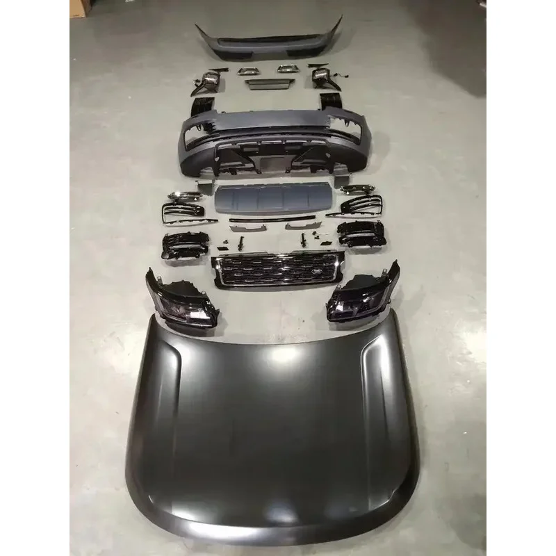 Body Kit for Range Rover vogue 2014-2017 Upgr to 2021 OE Style Bodykit with Headlights Taillights Bumper Hood