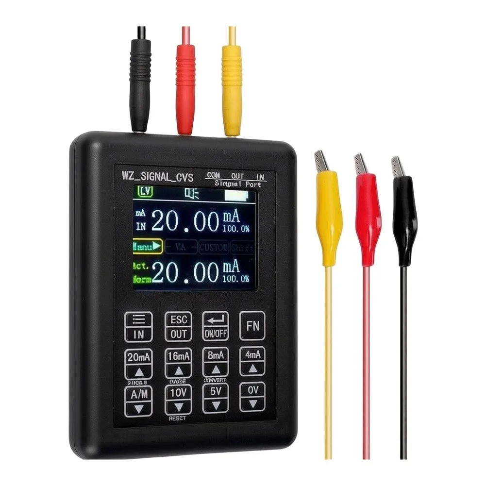 Field Calibration Tool for Transmitters and Controllers Featuring 0-12V Voltage Output and 0-24mA Current Output