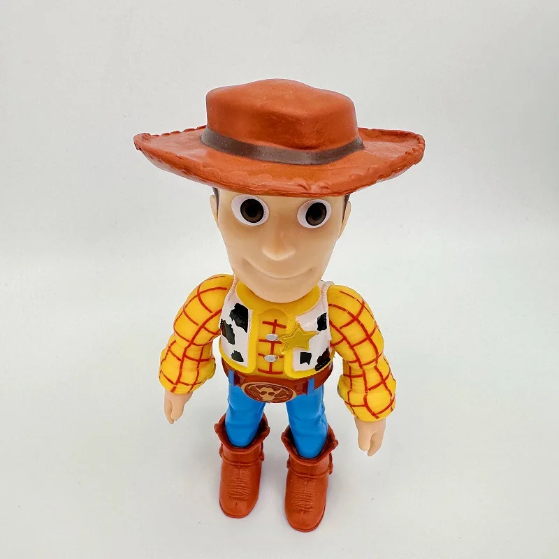 Anime Toy Story Figure Woody Buzz Lightyear 13cm Model Collection Doll for Xmas Gifs Ornament Woody Plastic Toys