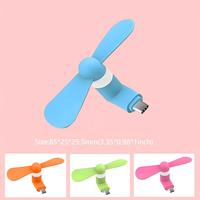 Type C USB Mobile Phone Fan Cooler Creative Mini Portable Phone Fan Handheld Fans Charging Treasure Cooling Fans Cool Gadget