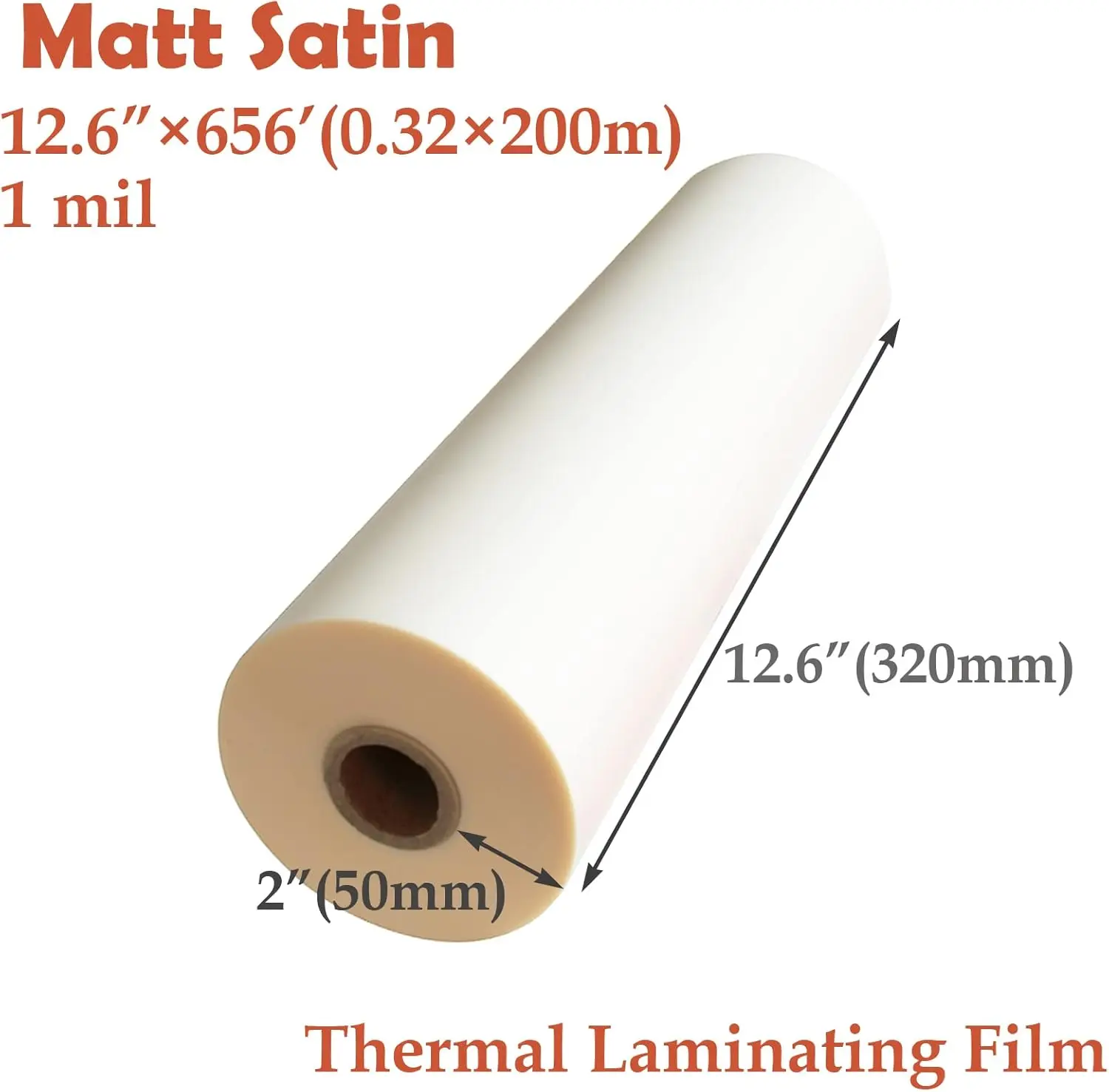 فيلم الترقق الحراري فيلم الترقق الساخن للورق والصور الترقق BOPP فيلم التصفيح الحراري 656ftx12.5in