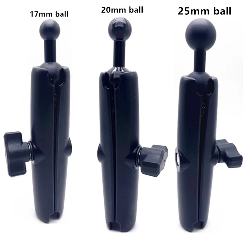 1"BallheadAdaptersExtensionDoubleSocketArmwith17mm/20mm/25mmBallSizeMountforGoPro,PhoneHolderFishFinderMount-AliExpress34
