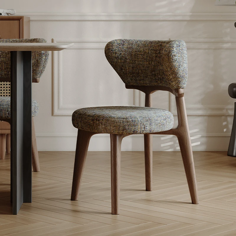 

Design Wood Dining Chairs Nordic Hotel Aesthetic Backrest Accent Design Interior Events Meuble De Cuisine Living Room Furniture
