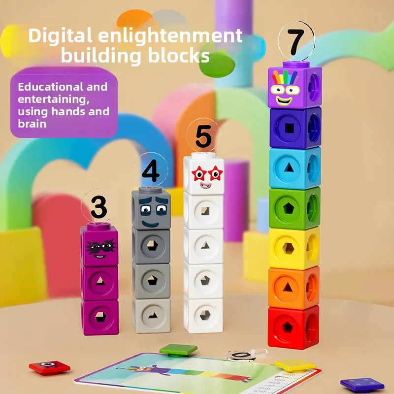 

Магнитные развивающие кубики Eonal Building Blos для обучения цифровому искусству, конструктор для детей
