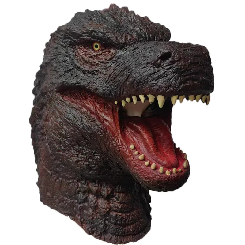 

2026 New Godzilla Latex Mask Halloween Dinosaur Cosplay Godzilla Headgear Monster Mask Carnival Costume Party Decoration Props