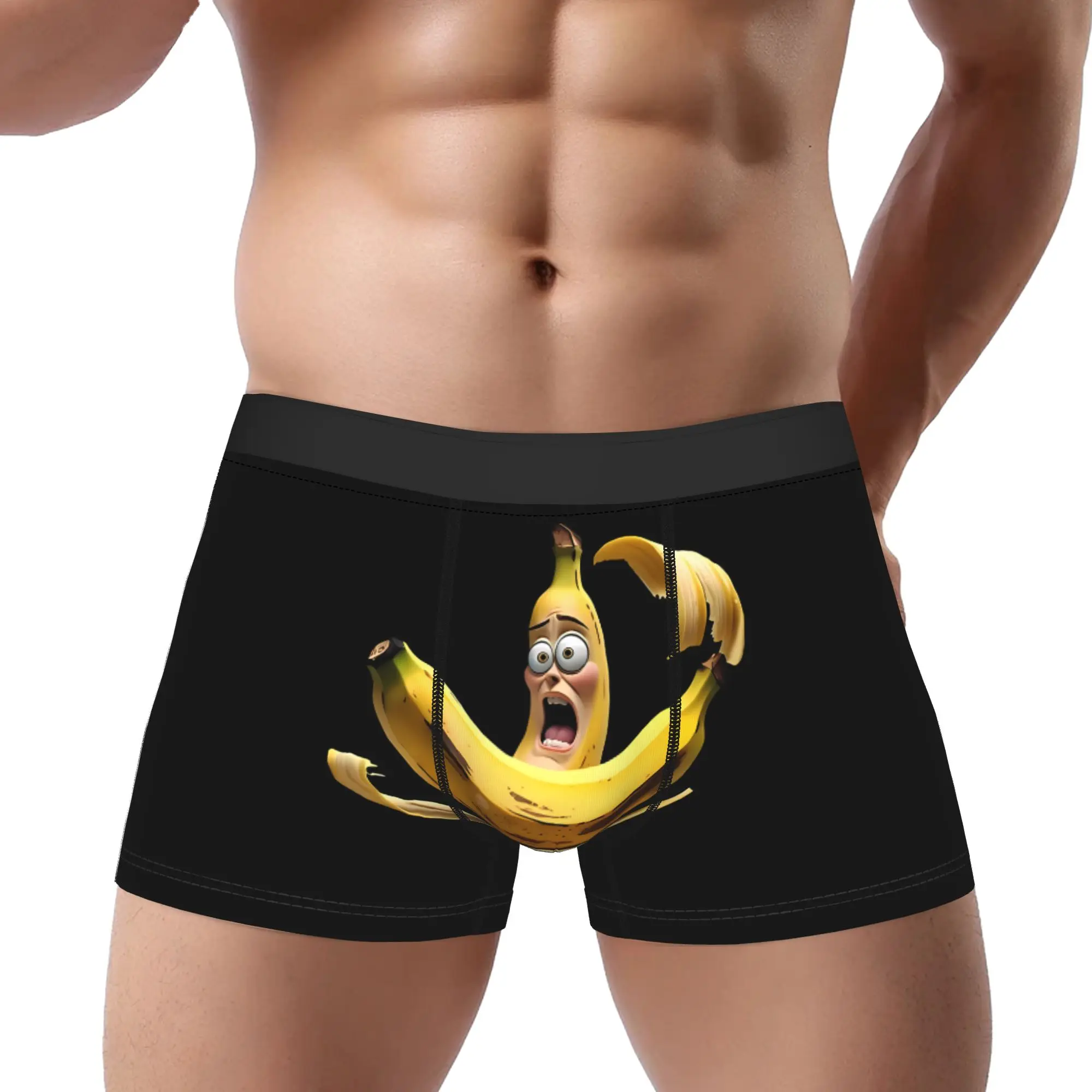

Мужские трусы-боксеры Big Banana из полиэстера с принтом