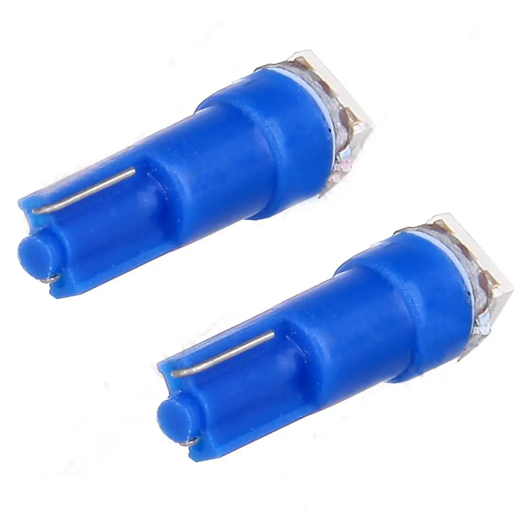 Pack of 20 T5 5050 1SMD Ice Blue Dashboard Gauge LED Wedge Lamp Bulb Lights