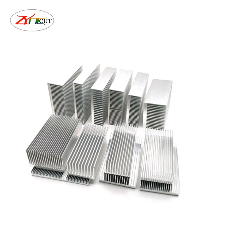 Imagem -02 - Dissipador de Calor de Alumínio Radiador do Amplificador de Potência Poder Superior Dente Denso Perfil 35 mm 40 mm 50 mm 60 mm 70 mm 80 mm 90 mm 100 mm