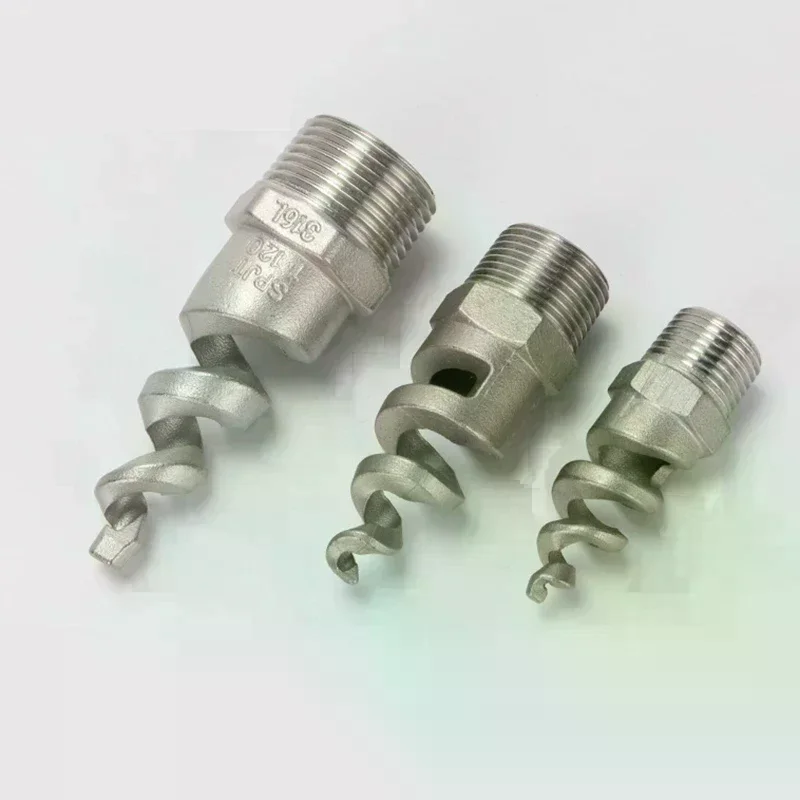 Male Spiral Cone Spray Nozzle Cooling Tower Cooling Dust Collector Sprinkler Garden Yard Lawn Sprinkler 1/2