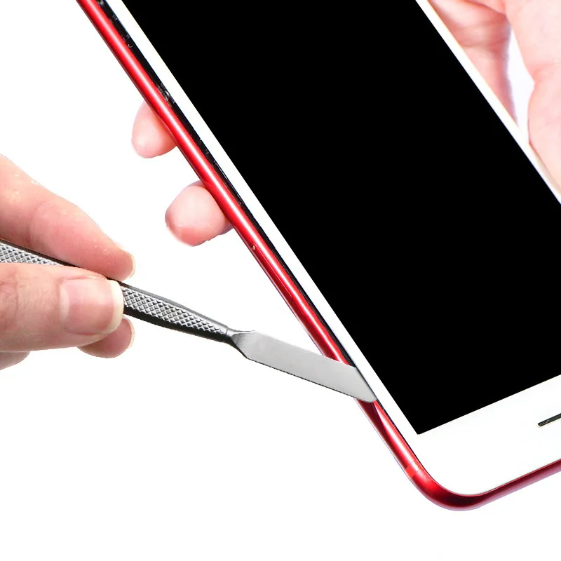 Herramienta de apertura de desmontaje de barra de palanca Spudger de Metal antideslizante para teléfono móvil, tableta, portátil, reparación de pantalla LCD, abridor de caja