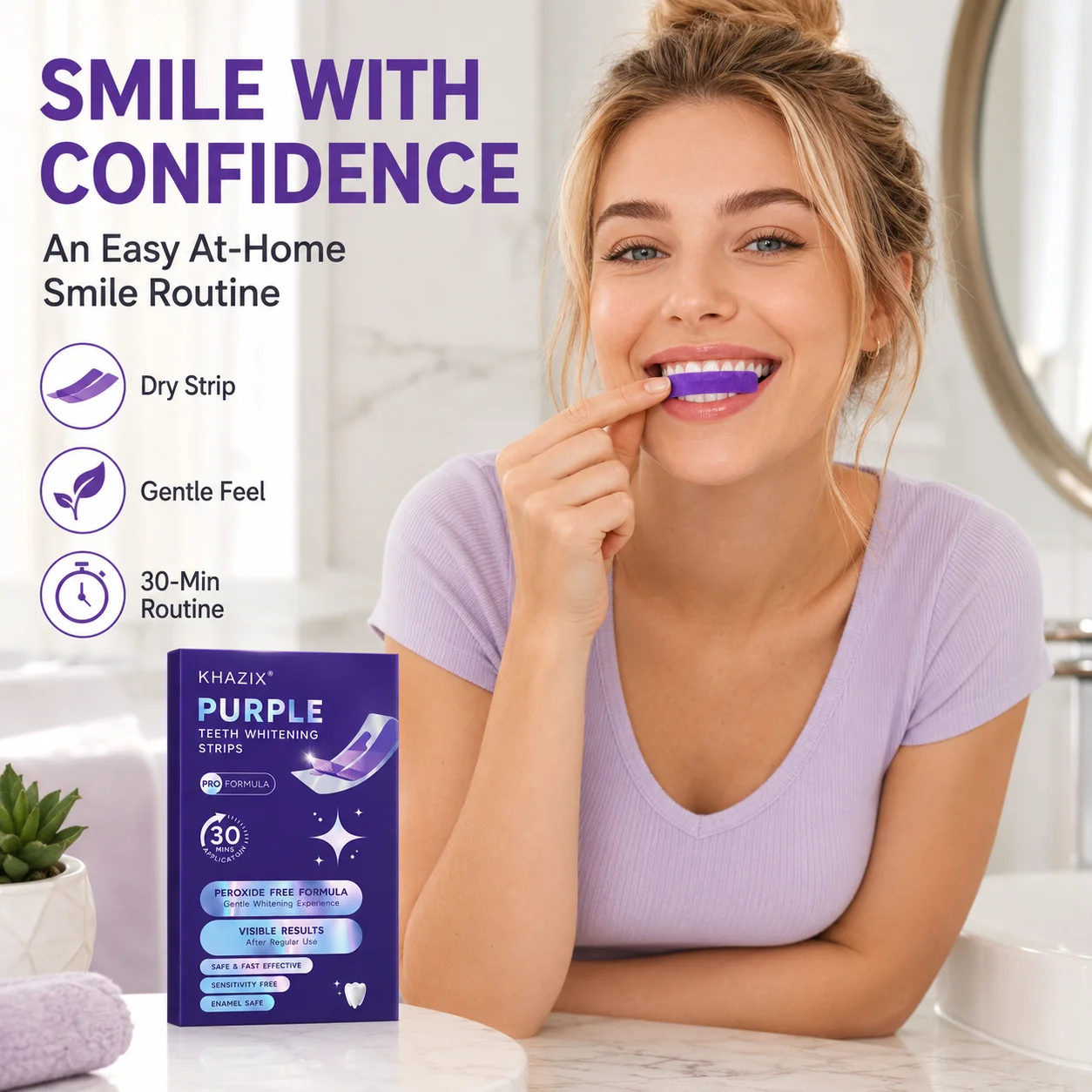 Strip Perawatan Gigi Warna Ung - Teeth Whitening Routine ulasan dan harga