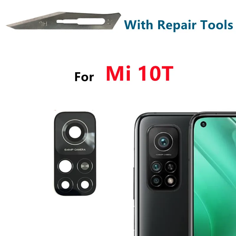 For Xiaomi Mi 10 Lite 5G Global Mi10 Lite M2002J9G M2002J9S Mi10 Lite Ultra Pro 10T Rear Back Camera Glass Lens