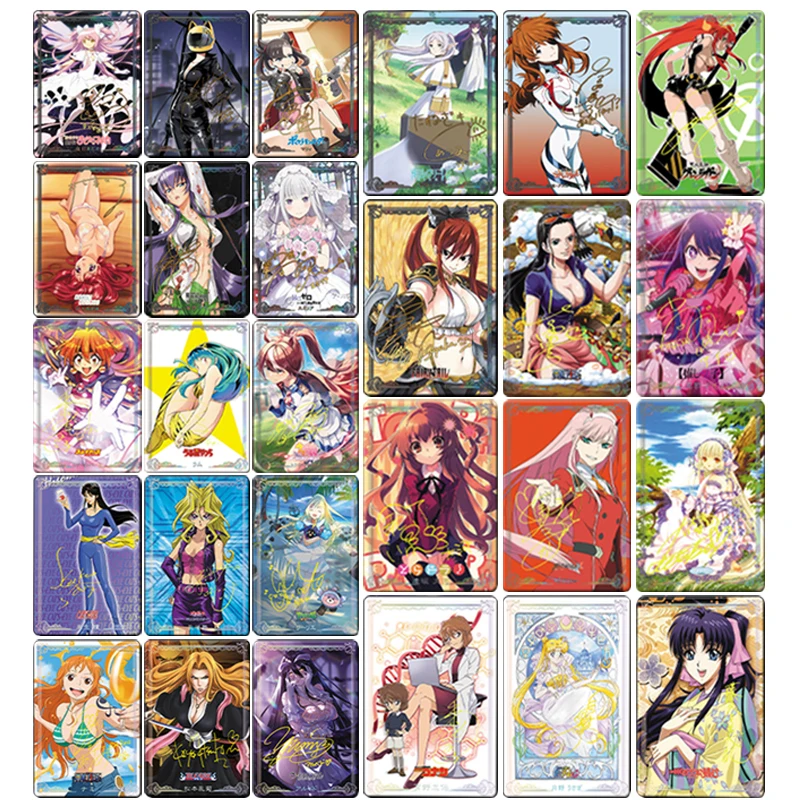 Diy Anime Goddess Story Kaname Madoka Asuka Langley Soryu Marnie Collectible Cards Christmas Birthday Gifts Children's Toys