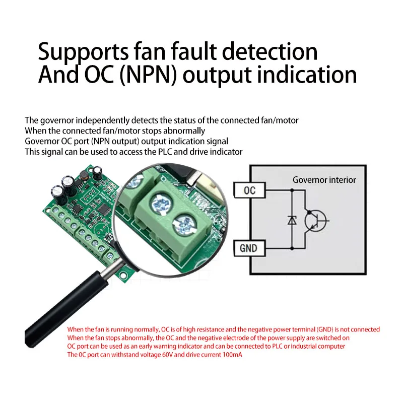 PWM Fan  RS485 DC fan  control  Fan speed regulation and motor speed regulation 9-60V Intelligent control high quantity