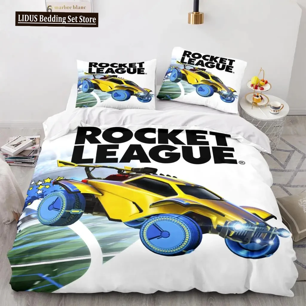 

Rocket League Bedding Set Bedspread Single Twin Full Queen King Size Car Rocket League Bed Set Boys Bedroom Duvetcover