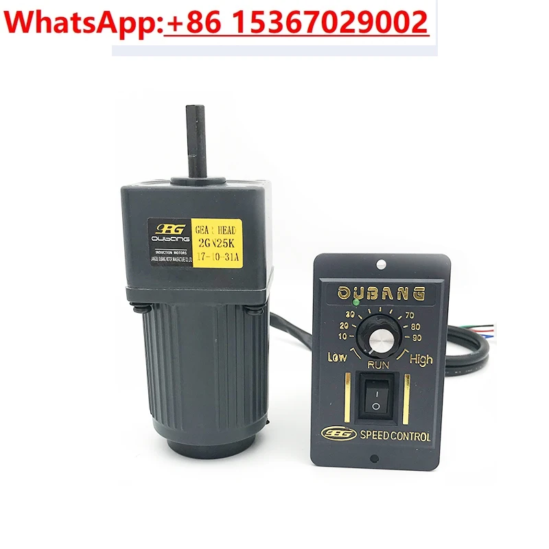 

Motor 2IK6RGN-C gearbox 2GN10K 6W speed control motor gearbox speed ratio 1:10K OPG Equipped with speed regulator