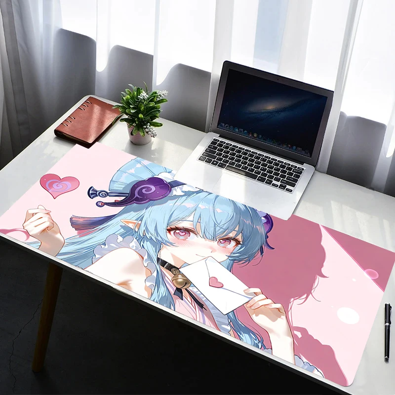 

Mouse Pad Office PC Gaming Accessories Keyboard Pad Anime Genshin Impact Yumemizuki Mizuki Print Mousepad Laptop Desk Mouse Mat