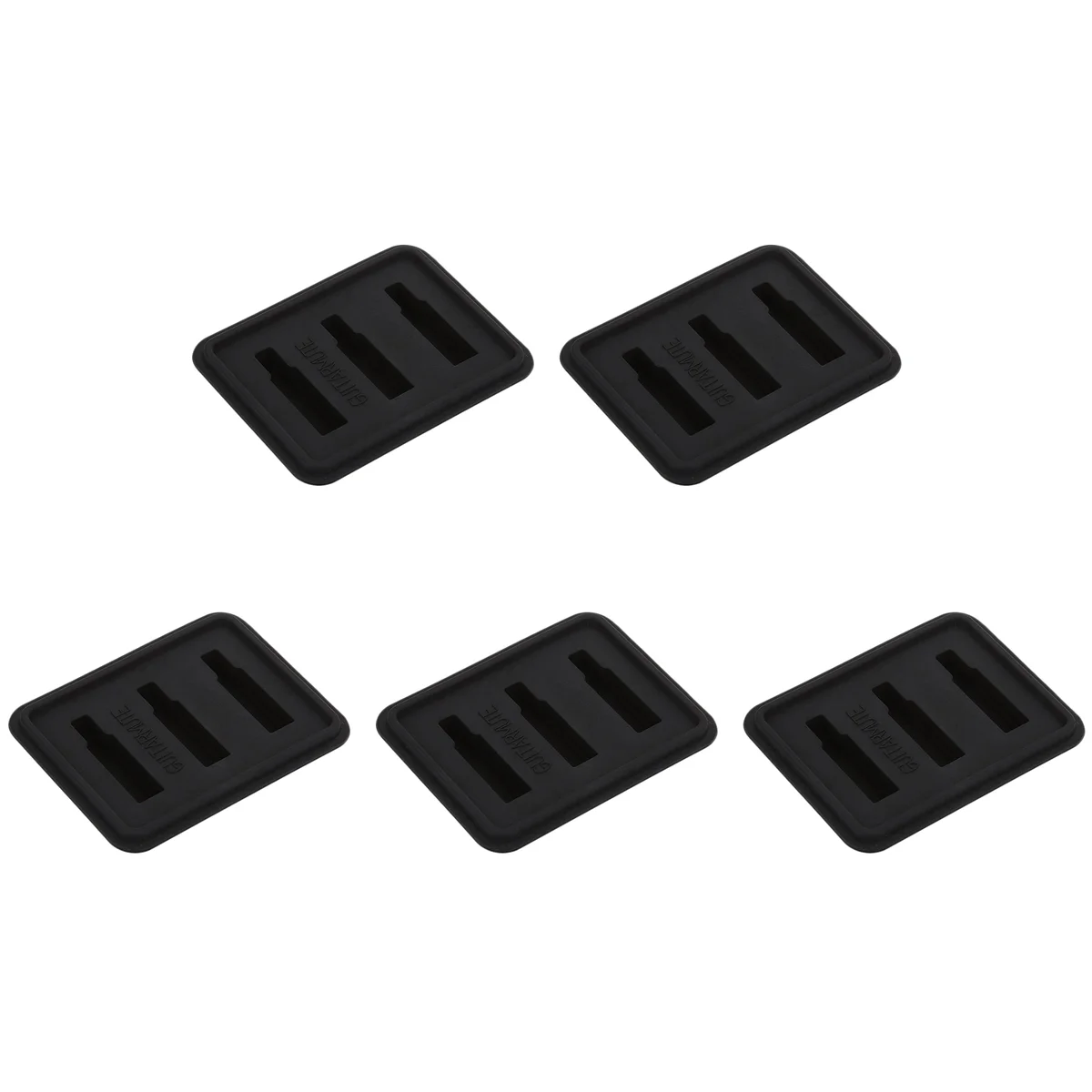 A71P 5X Baladas Acústica Guitarra Clássica Mute Pad Silicone Prática Guitarra Instrumentos Musicais Peças Guita