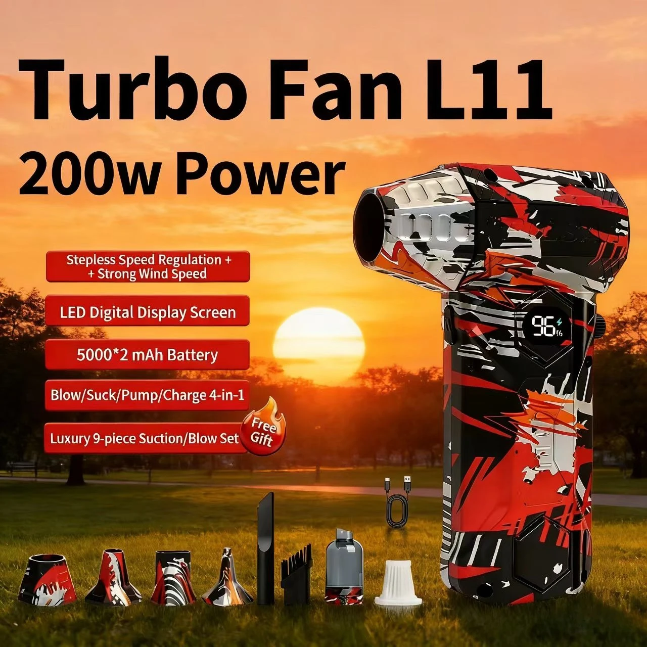 Турбинный струйный вентилятор Dust Buster L11