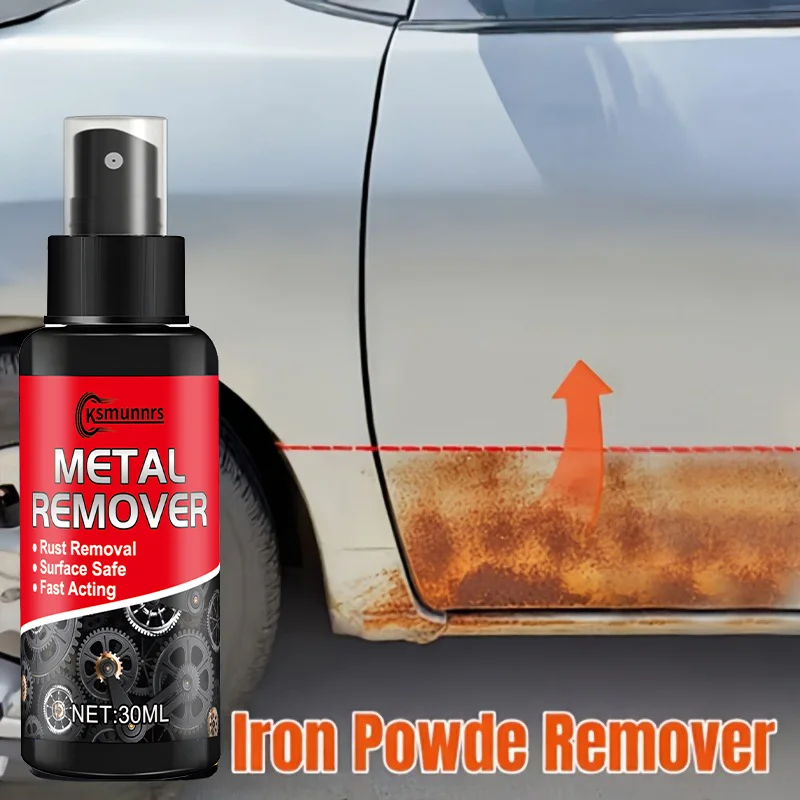 Powerful Fast Metal Rust Removal and Protection Spray - Strongly penetrates and dissolves rust, polishes to a like-new shine, pe