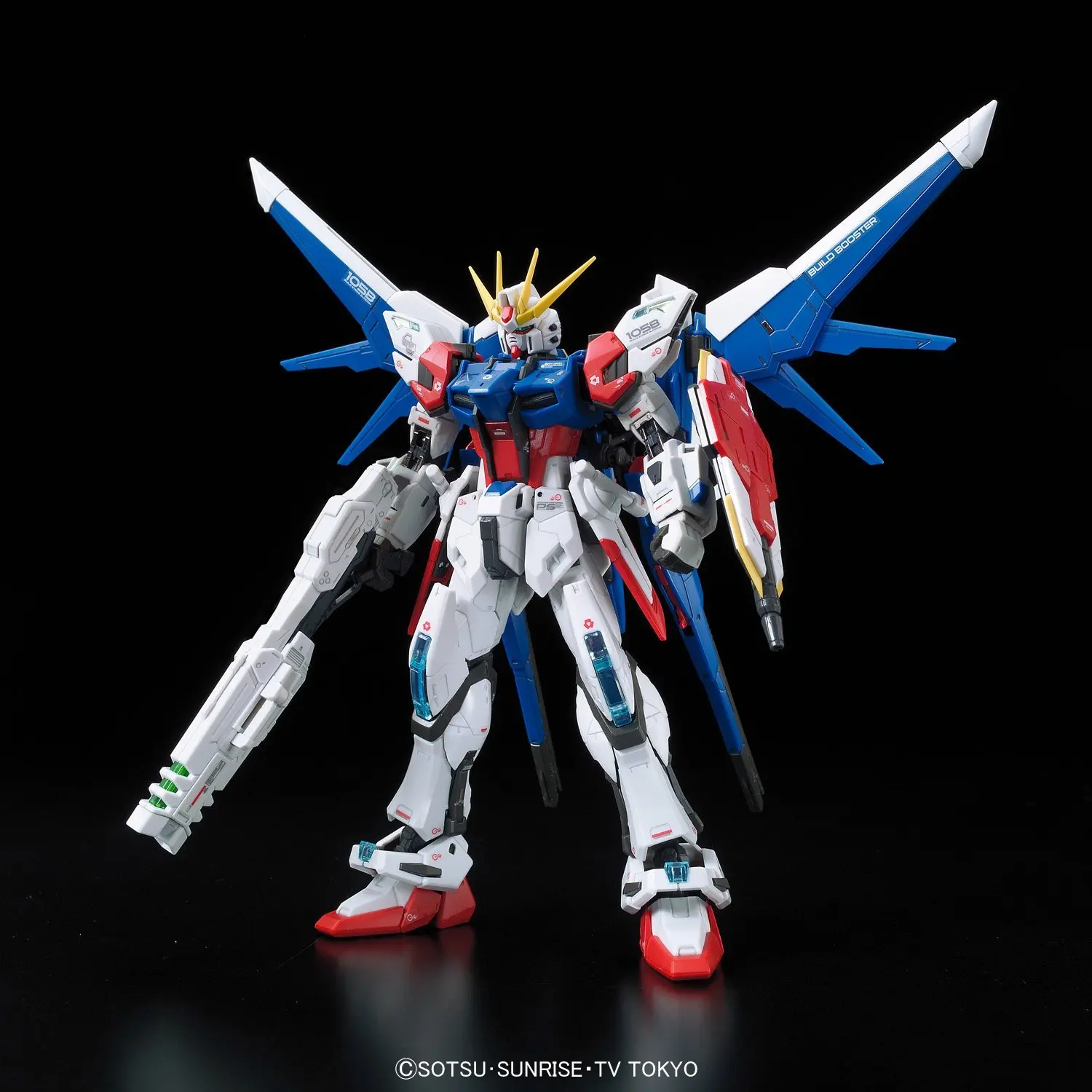 BANDAI Gundam 1/144 RG GAT-X105B / FP Build Strike Gundam Full Package Standard Model Kit Assembly Action Figures Model Original