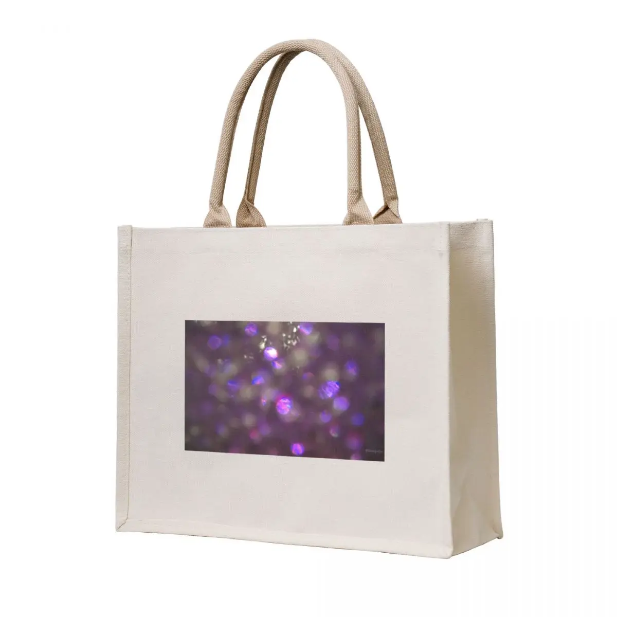 

sparkle purple' Tote Bag Shopper custom tote bag Portable shopping bag cute pouch