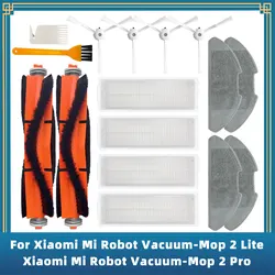 Dla Xiaomi Mi Robot Mop próżniowy 2 Lite / Mi Robot Mop próżniowy 2 Pro / MJSTL / MJST1SHW części zamienne główna szczotka boczna filtr Hepa Mop