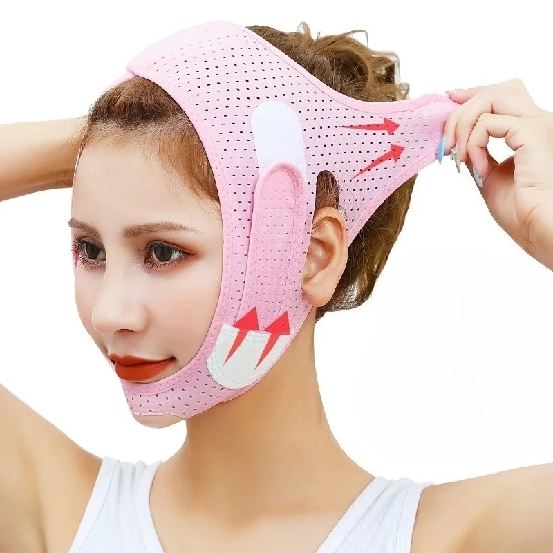 

Double Chin Reducer, Face Slimming Strap, V Shaped Mask Eliminator, Remover,Tape,Belt for women, Anti- Wrinkle Face Mask