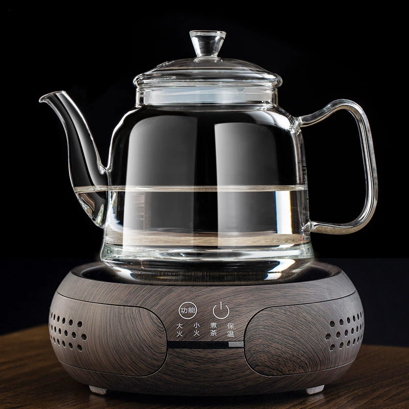 Glass Kettle for 220V Electric Pottery Stove Household High Temperature Resistance and Explosion-proof Transparent Single Pots