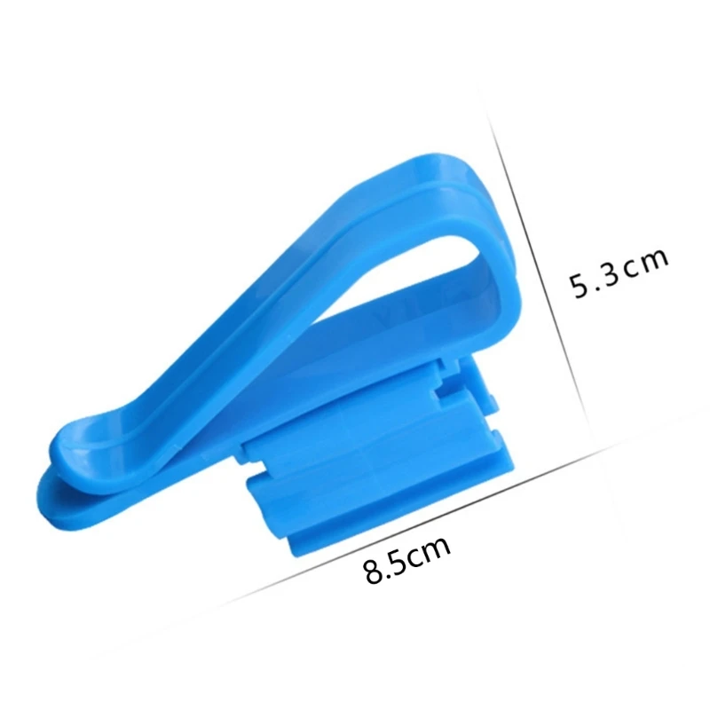 Paquete 2 peces para Clip montaje tanque, soporte para manguera tubería agua, abrazadera ajustable plástico