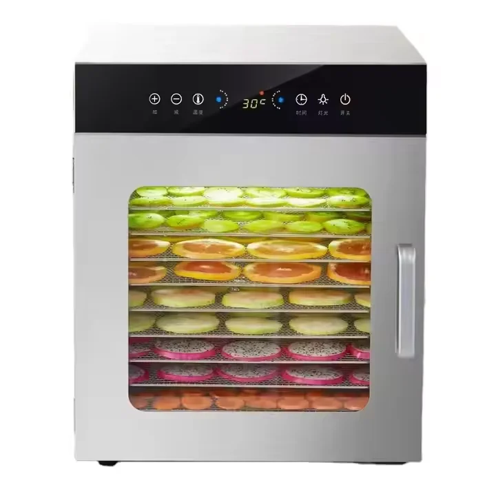 

HJ-CM009-10 10 Layers Mini Food Dehydrator Multifunctional Fruit Vegetable Meat Drying Machine