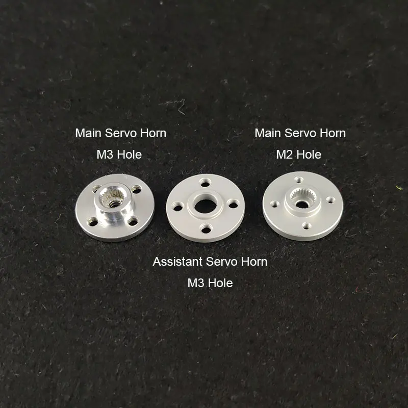 25T Main Metal Servo Horn M2 / M3 Hole M3 Assistant Aluminum Discs