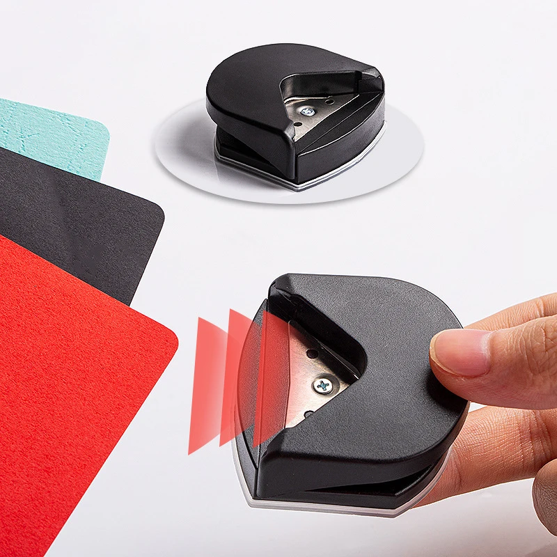 Effen Kleur Corner Rounder Papier Puncher Card Photo Cutter Diy Craft Scrapbooking Gereedschap Maker Machine Papier Trimmer Rounder