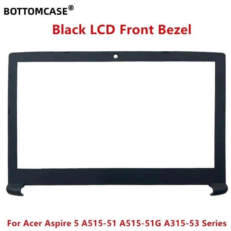 BOTTOMCASE®Nero nuovo per Acer Aspire 5 A515-51 A515-51G A315-53 Cover posteriore LCD per Laptop serie/cornice LCD/cerniere LCD