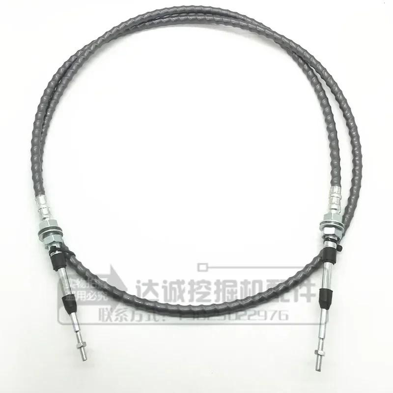 Throttle Cable Excavator Parts 6D102 6D95 For Komatsu 60 120 200 220 300 400-3-5-6-7-8 Accelerator Digger