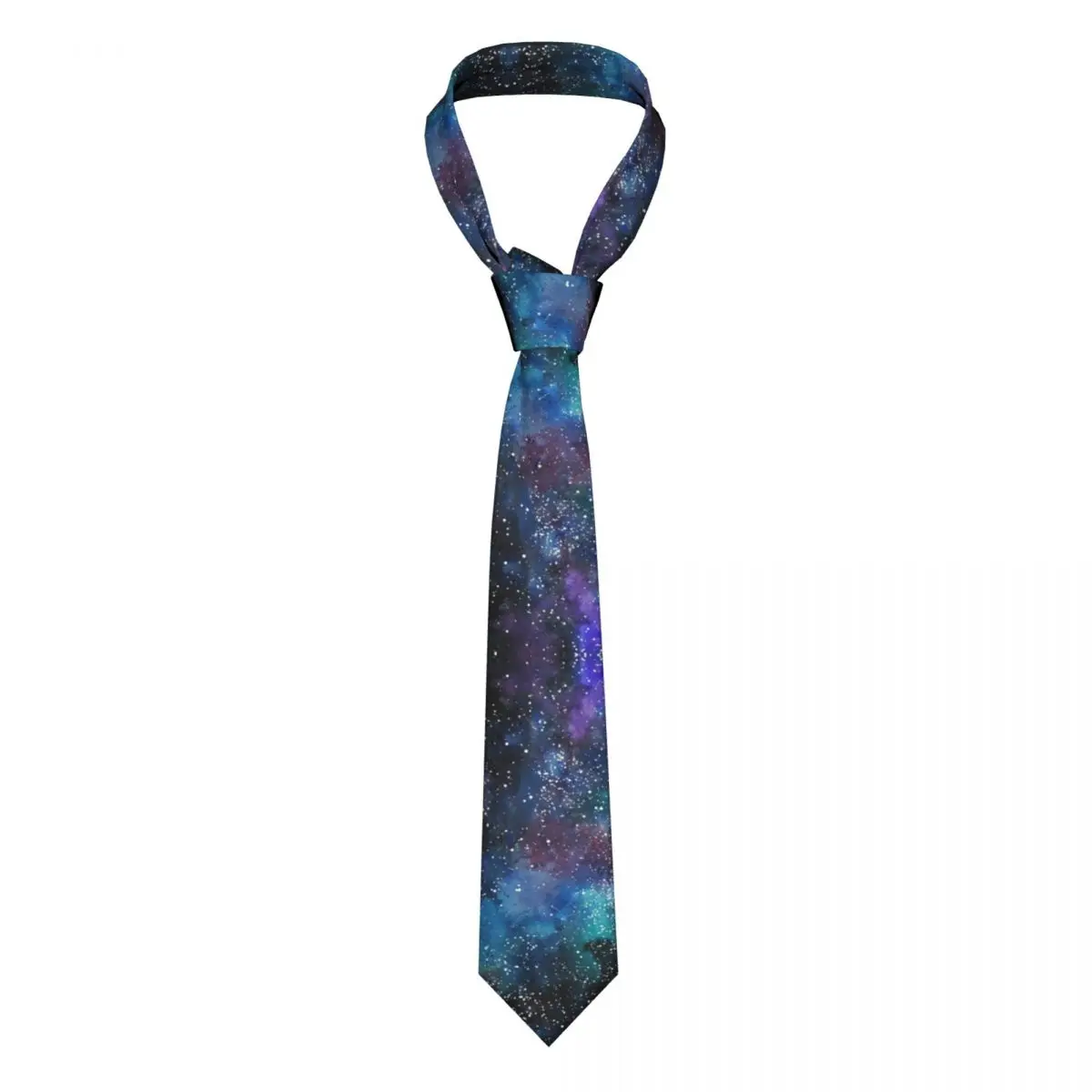 Galaxy Deep Space Unisex Necktie Silk Polyester 8 cm Classic Neck Tie for Mens Shirt Accessories Cravat Party