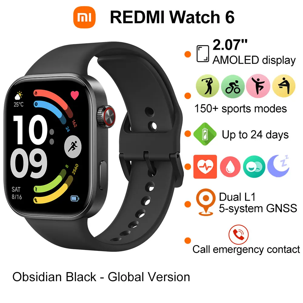 REDMI Watch 6 - Obsidian Black