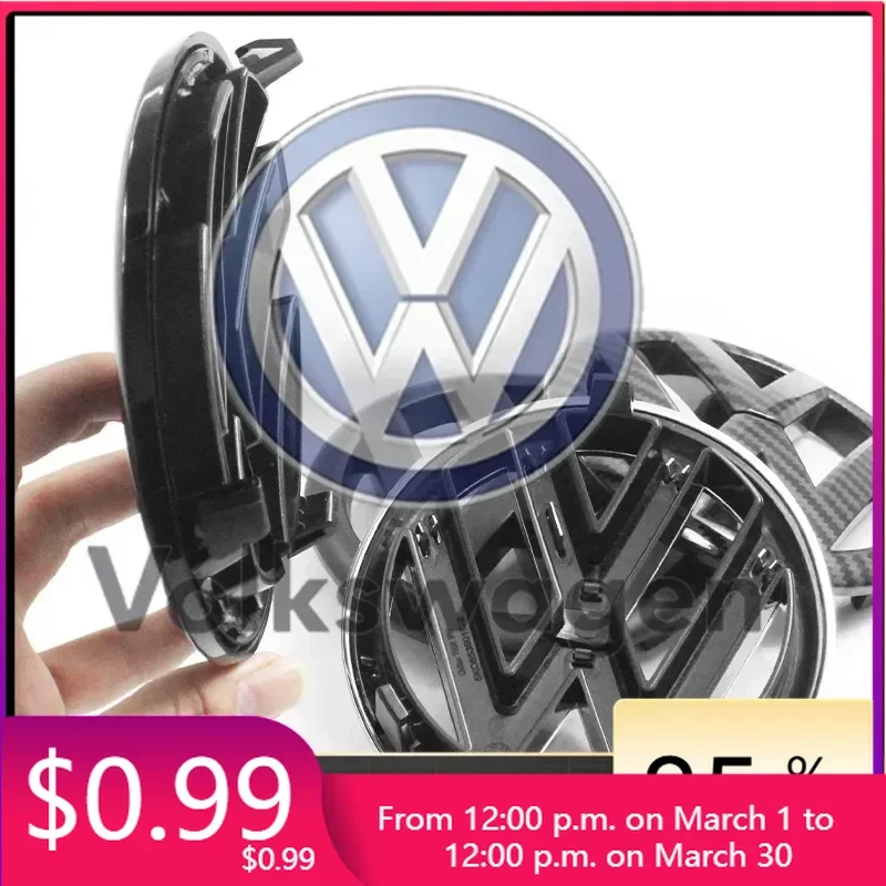 

Автомобильные аксессуары: Новые стильные накладки 2026 года для VW Volkswagen Jetta MK5 Golf, эмблема на переднюю решетку 135 мм и задний шильдик 110 мм