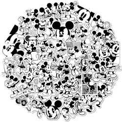 10/30/50pcs Cute Disney Minnie Mickey Stickers Anime Decal Waterproof DIY Skateboard Laptop Motorcycle Cool Cartoon Sticker Pack