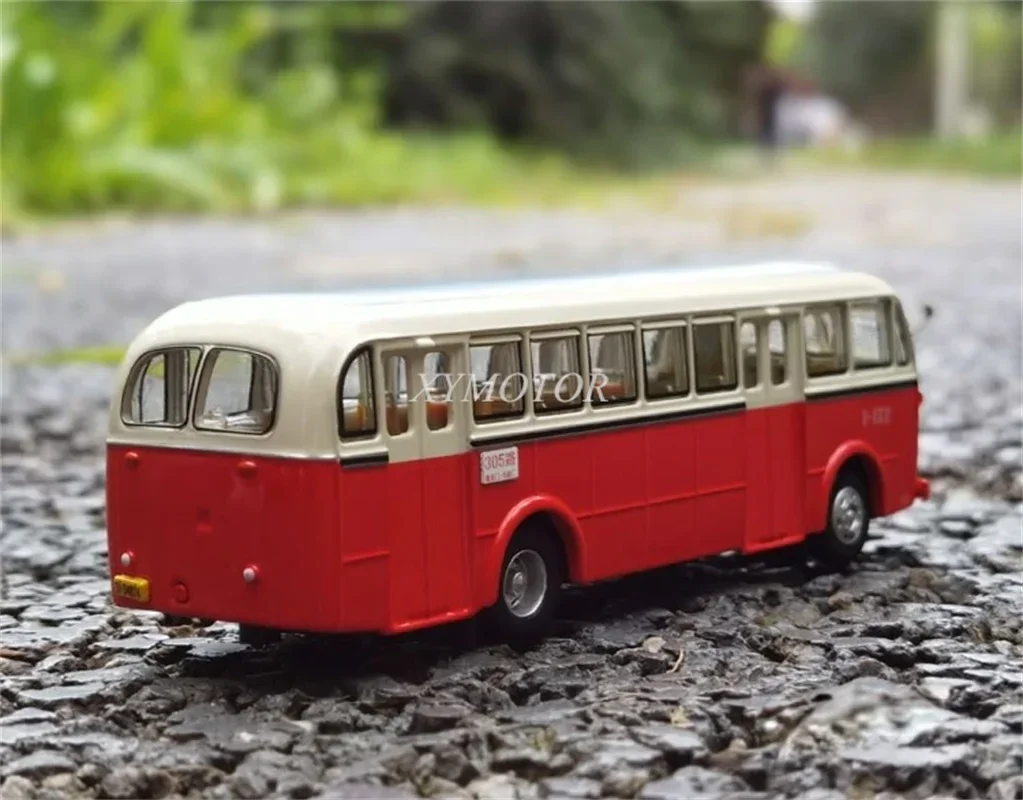 1/64 Peking Stadtbus bk640 no.305 Metall Druckguss Modell auto Kinder Jungen Mädchen Spielzeug Geschenke Sammlung Ornamente