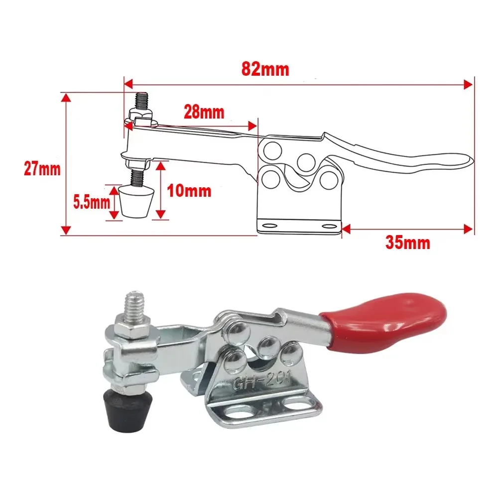 The Efficient Choice GH201 Vertically Designed Toggle Clamp with a Quick Release Feature for Simple Operations